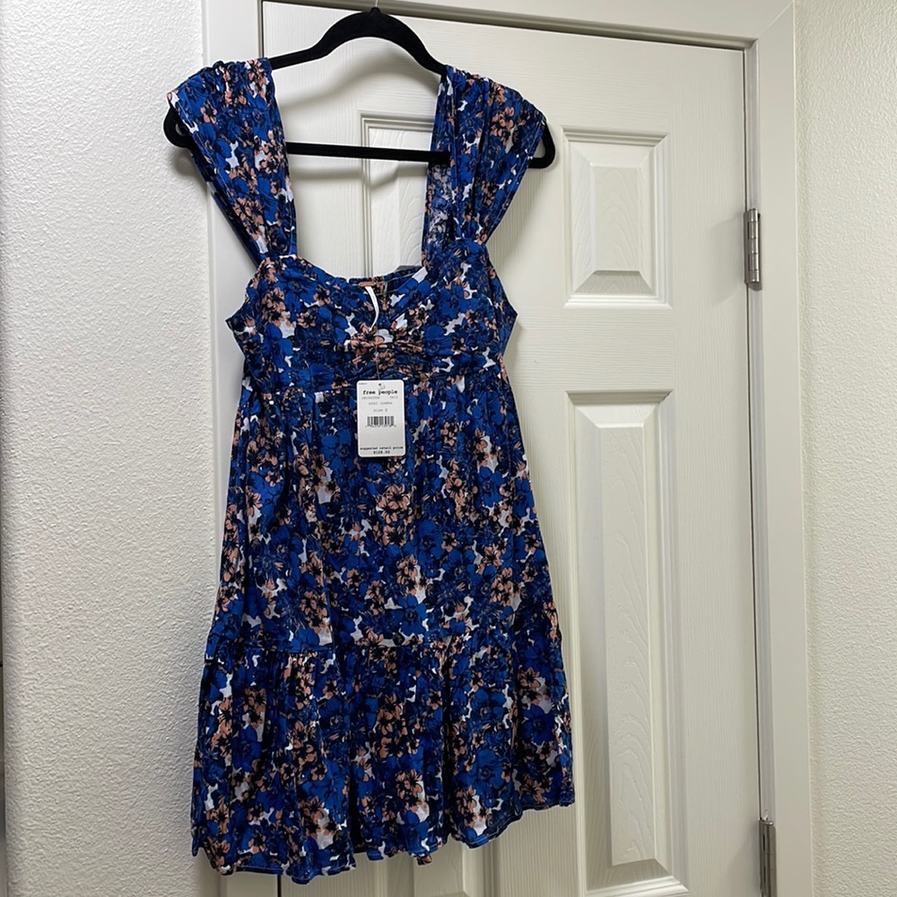 NWT free people floral mini dress! Size small!